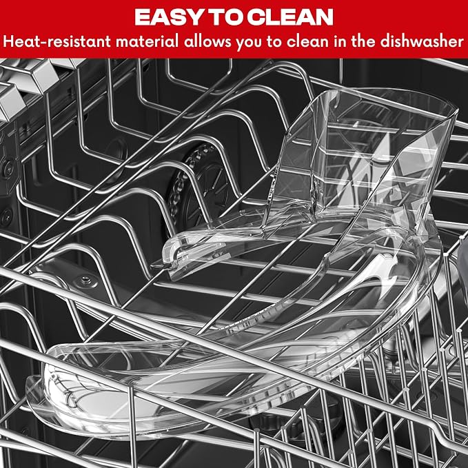 Pouring Shield for KitchenAid Mixer & Splash Guard Attachment - Compatible with 5.5-8QT Bowl-Lift Stand Mixers for KitchenAid