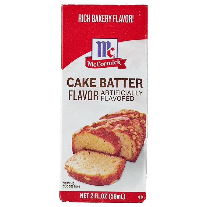 McCormick Cake Batter Flavor, 2 fl oz (Pack of 6)