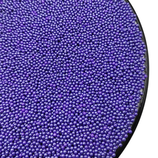 Homankit Purple Nonpareils Sprinkles Edible Cookie Decorations Mini Pearls for Decorating Cake, Baking, Cupcake Toppers, Ice Cream, Donuts 3.88 Ounce