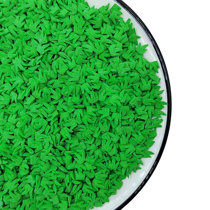 Edible Green Grass Sprinkles for Cake Decorating Grass Confetti Cake Decorations Cupcake Toppers Baking Cookie Decorating Birthday St Patrick's Day Supplies