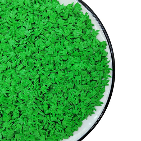 Edible Green Grass Sprinkles for Cake Decorating Grass Confetti Cake Decorations Cupcake Toppers Baking Cookie Decorating Birthday St Patrick's Day Supplies