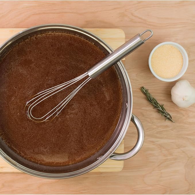 Mrs. Anderson’s Baking Flat Roux Whisk, Stainless Steel
