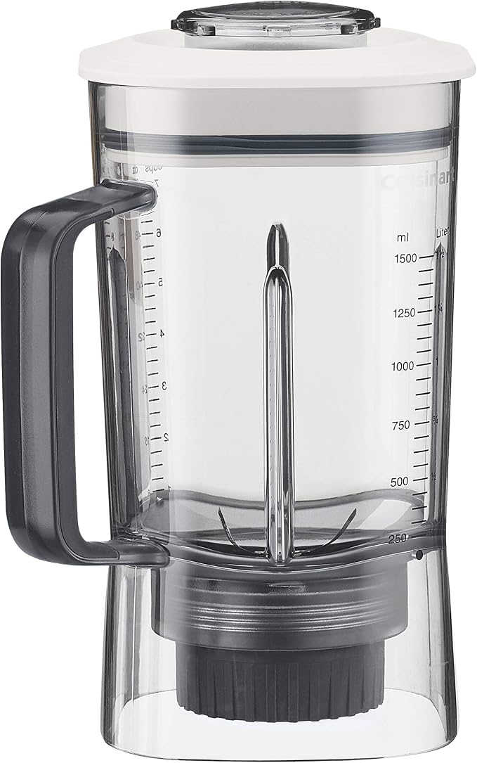 3 Cup Mini Food Processor and 56 Ounce Blender by Cuisinart, Blender for Shakes, Smoothies & More, White, BFP700GF (Small)