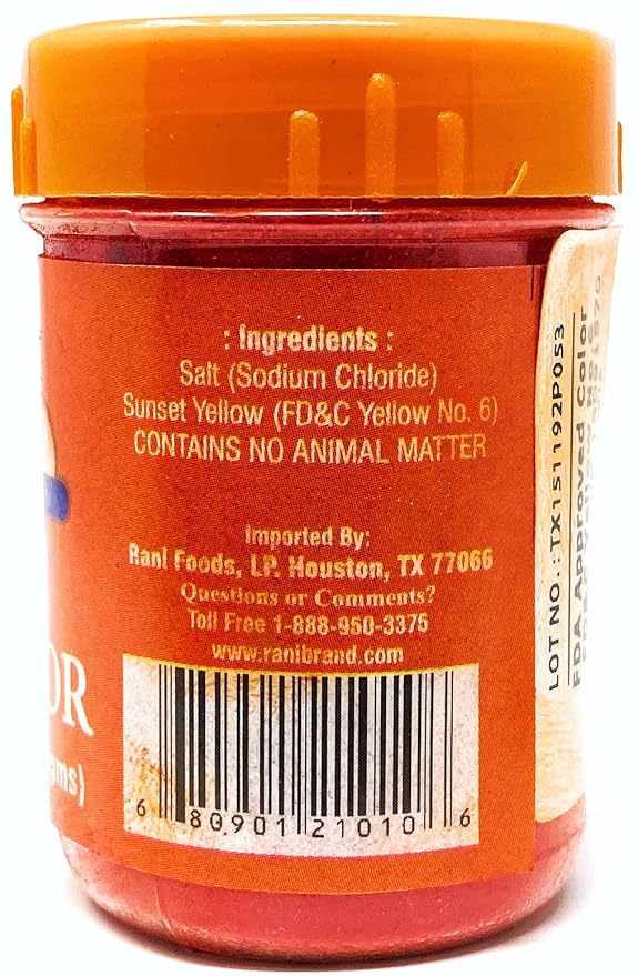 Rani Orange Food Color Indian 25gm (0.88oz) ~ Vegan