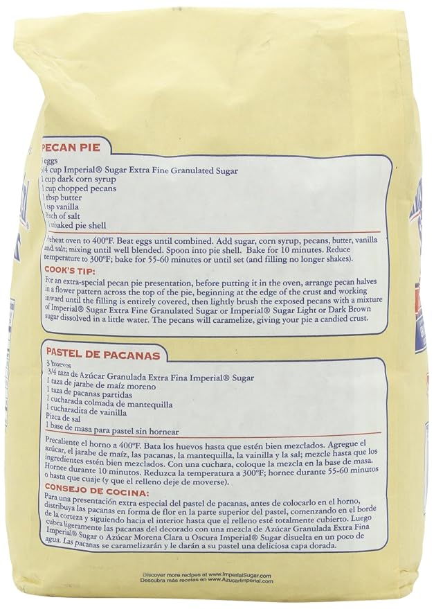 Imperial Extra Fine Sugar/10 lbs, Granulated, 160 oz