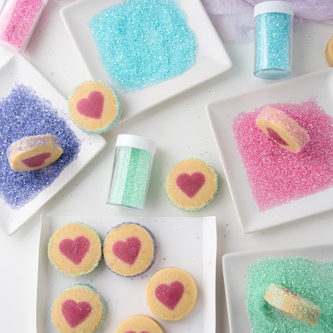 Sweets Indeed Sprinkles, 4 Pack, Edible Sprinkle Mix, Perfect for Cake Decorations, Baking, Ice Cream, Cookies, Cupcake Topper (Pastel Sugar)