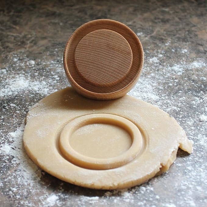 Wood Cookie Stamp, 2.5 Inch (Jelly CS-144)