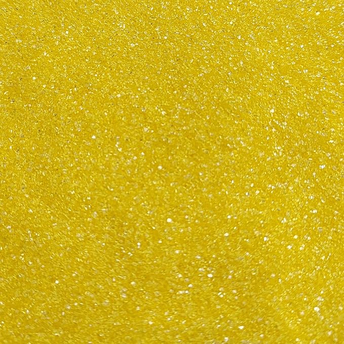 Yellow Sanding Sugar Sprinkles, Yellow Sugar Crystals, Edible Sparkling Sprinkles for Cake Cupcake Decorating, Baking Cake Decorations, Cookies Ice Cream Toppings, Wedding Party Christmas Supplies 130g/4.6oz
