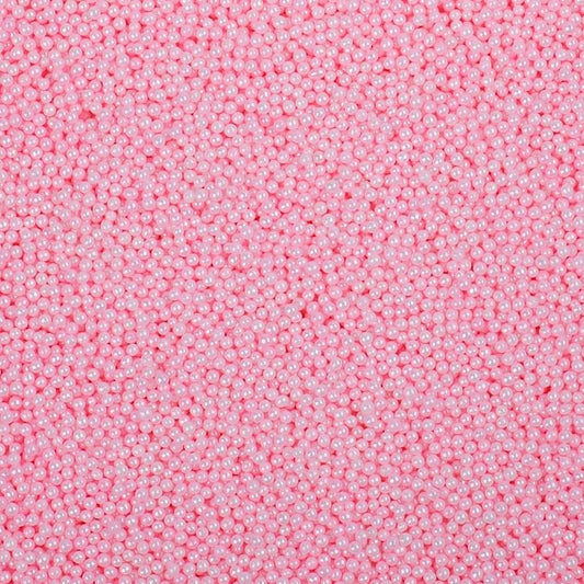 Light Pink Nonpareils Sprinkles - 2mm Edible Mini Pearl Sprinkles for Cake Decorating, Cupcake, Cookie, Baking, Donuts, Ice Cream Toppings, Wedding Party Supplies 130g/4.58oz