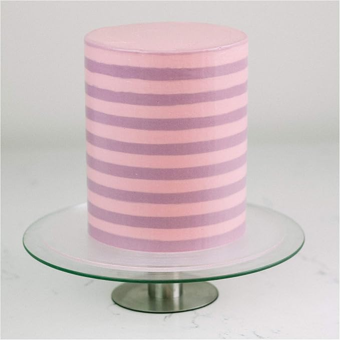 Lacupella Cake Decorating Comb Scraper Shaper For Buttercream Icing and Ganache 12" Tall Set of 3 Patterns (Comb Set A)