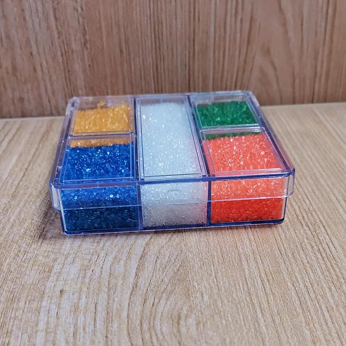 HeDeon&Rles White Gold Blue Green Orange Sanding Sugar Crystals Sparkling Sugar Crystals for Baking Icing Cookie Pancake Cake Toppers Halloween Christmas New Year Supplies