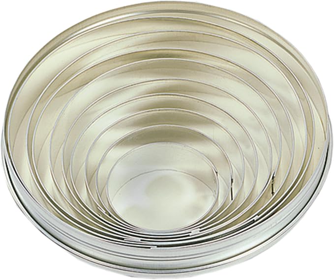Fox Run, 1 x 6 x 6 inches, Round Cookie Cutter Set