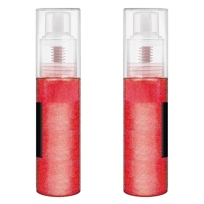 Edible Glitter Spray - 20g Luster Dust Edible Food Grade Glitter for Cake Decorating, Cocktails, Drinks - Shimmer Dust Powder Metallic Food Coloring Powder for Cookie, Candy, Icing (Red)