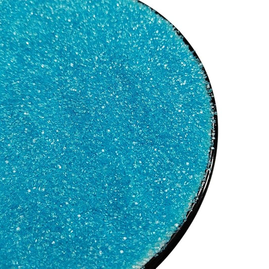 Blue Sanding Sugar Sprinkles, Light Blue Sugar Crystals, Edible Sparkling Sprinkles for Cake Cupcake Decorating, Baking Cake Decorations, Cookies Ice Cream Toppings, Wedding Party Christmas Supplies 130g/4.6oz