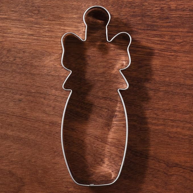 LILIAO Champagne and Champagne Glass with Ribbon Cookie Cutter for Wedding/Engagement - Stainless Steel