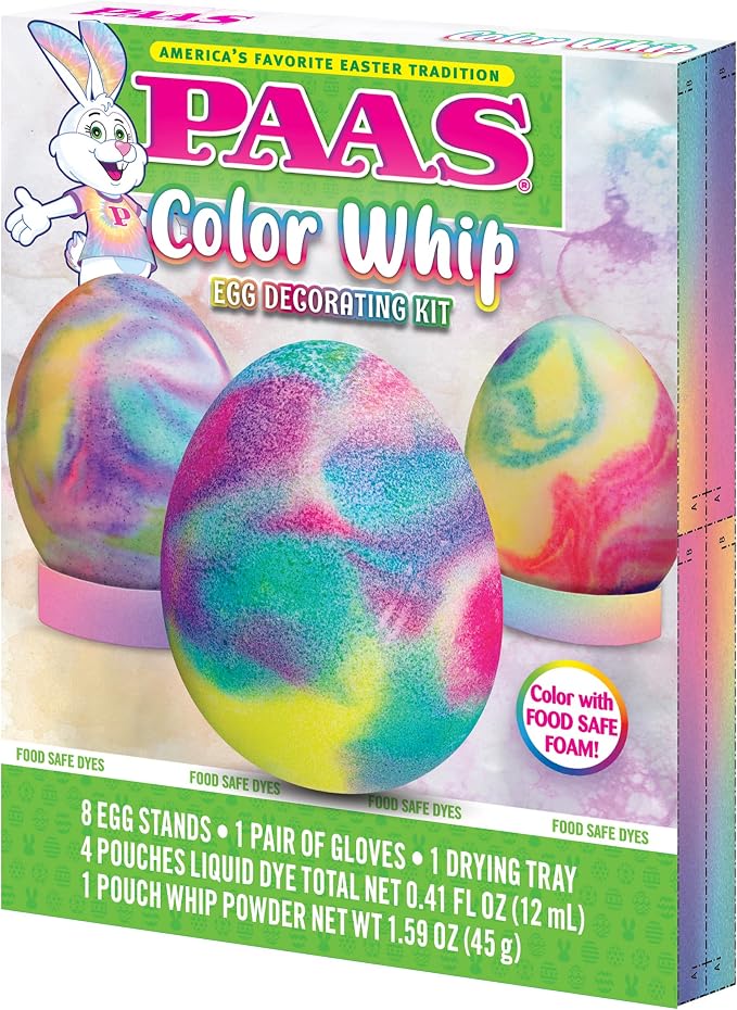 PAAS Color Whip Easter Egg Decorating Kit - America's Favorite Easter Tradition