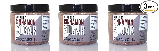 Gourmet Cinnamon Sugar in a Jar (1 lb) - Pack of 3