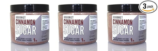 Gourmet Cinnamon Sugar in a Jar (1 lb) - Pack of 3