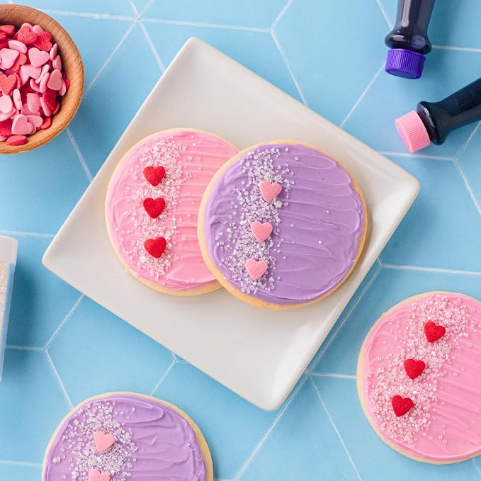 Sweets Indeed Valentines Sprinkles Red & Pink Heart Sprinkles | Heart Sprinkles for Cookies, Cupcakes & Cakes | Edible Heart Decorations for Holiday & Everyday Baking | 3.1 ounces