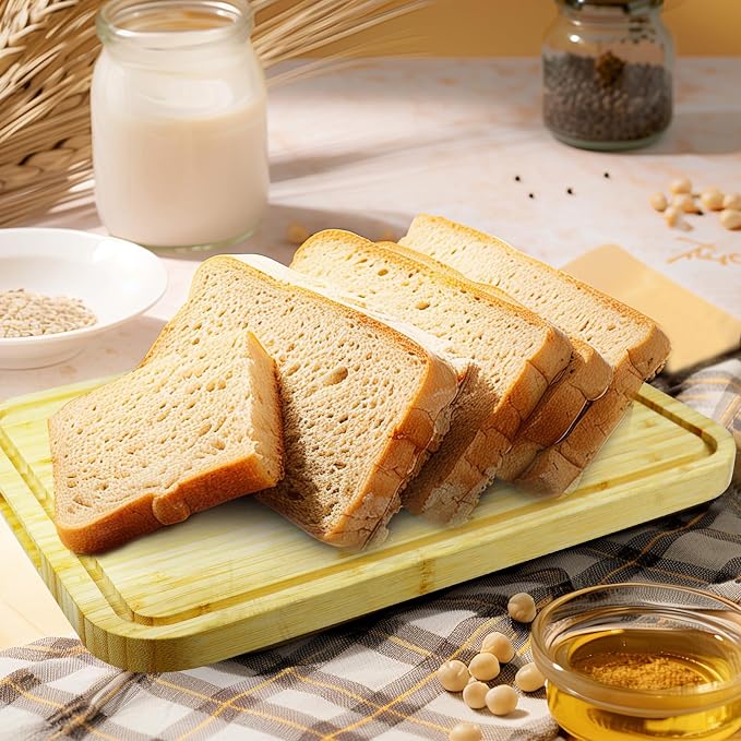 cutesun Bamboo Cake Stand with Lid - Rectangular Cake Holder, 16'' 2-in-1 Dessert Table Display Set & Charcuterie Board for Cheese, Chips, Fruit Platter, Large/big Acrylic Cake Dome Cover, Natural