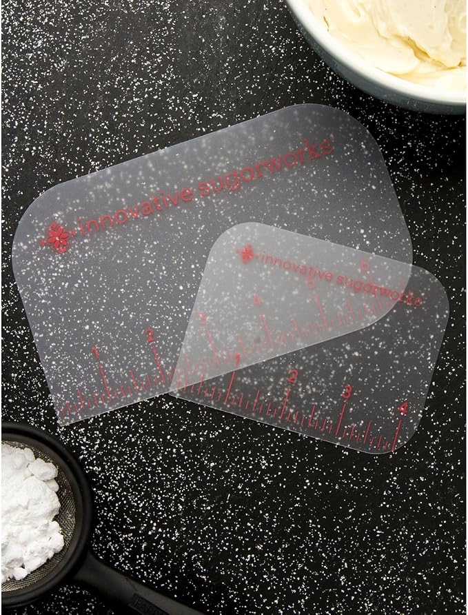 Innovative Sugarworks Sugar Smoothers for Fondant, Modeling Chocolate, Sugarcraft, and Cake Decorating (3 Small (2 Thin,1 Thick) and 3 Large (2 Thin,1 Thick))