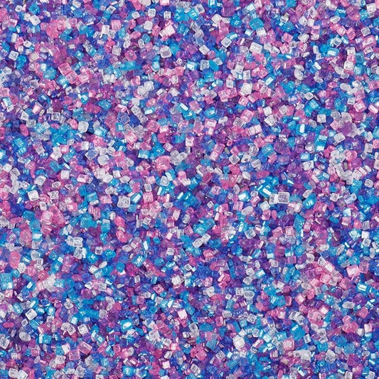 Mermaid Sprinkles for Cake Decorating, Sanding Crystal Sugar 130g/4.59oz, Cupcake, Cookie and Donuts Toppings