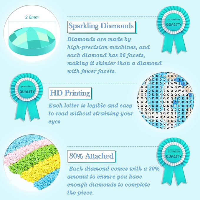 Delicious Macarons Diamond Painting Kits, Diamond Painting for Beginners DIY Round Diamond Rhinestone Art Craft, Ideal for Wall Decor Room Decor 12x16 Inch Christmas New Year Valentine's Day Gifts