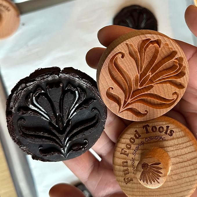 Flower Deco Cookie Stamp CS-026 by Fun Food Tools