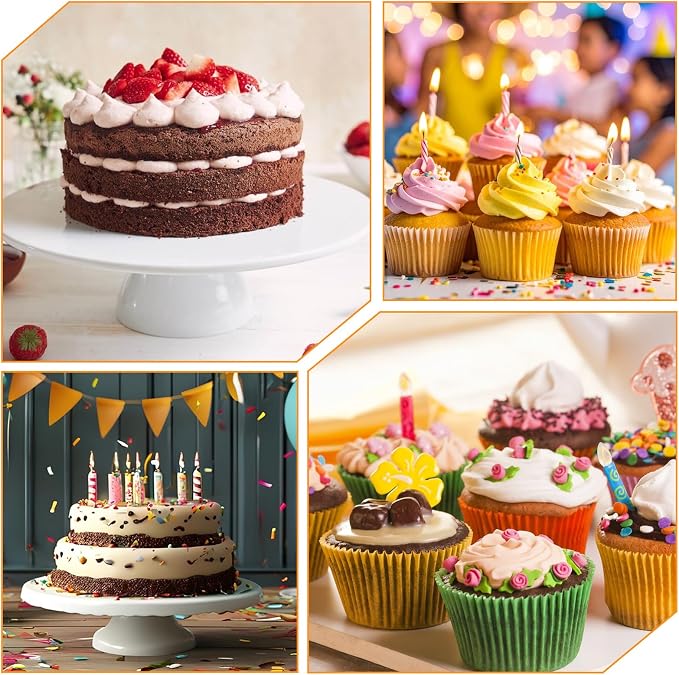 12 Pcs Frosting Tips Round Piping Tips Set, Stainless Steel Icing Tip for Decorating Cupcake Nozzles Small Cake Piping Tip Cake Writing Icing Pastry Dispensers Supplies for Baking Cookies Puff Cream