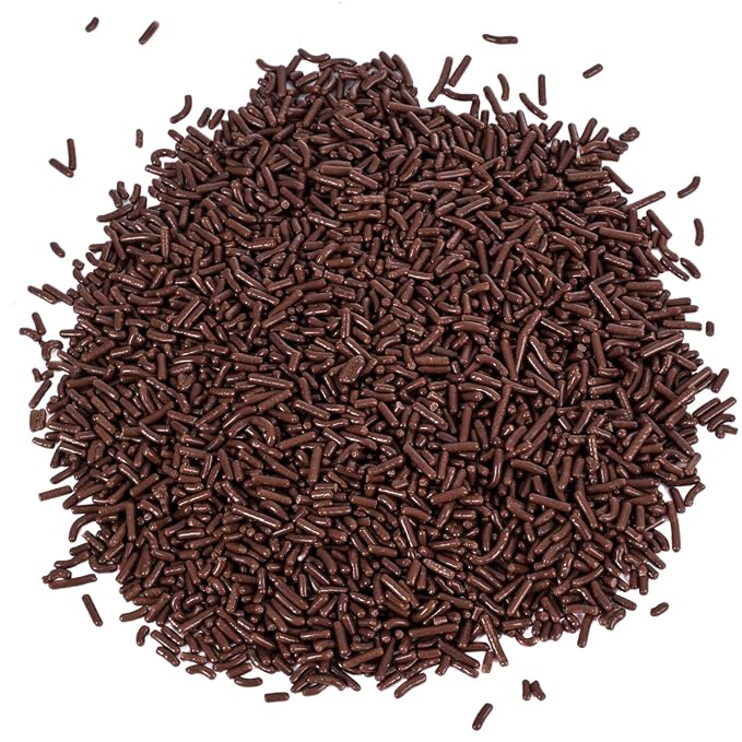 A Great Surprise Chocolate Sprinkles - 2.2 Pounds - Chocolate Jimmies for Ice Cream - Holiday Toppings for Baking, Cake Decorating, Cookies, Cupcake