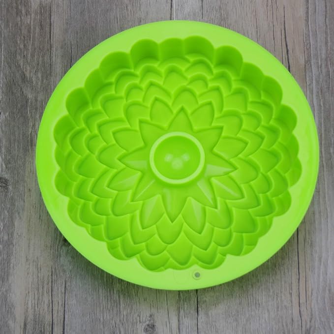 FantasyDay 7.87'' Sunflower Cake Mold Silicone Baking Molds for Your Birthday Cake, Soap, Donut, Ice Cube, Muffin, Brownie, Cornbread, Cheesecake, Panna Cotta, Pudding, Jello Shot and More #1