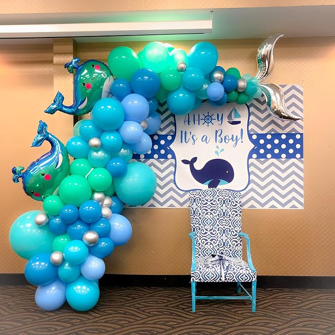 Voircoloria 110pcs Teal Balloons 12inch Turquoise Latex Party Balloons for Graduation, Wedding, Birthday, Bridal Shower, Baby Shower, Anniversary Party Decorations