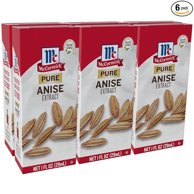 McCormick Pure Anise Extract, 1 fl oz (Pack of 6)