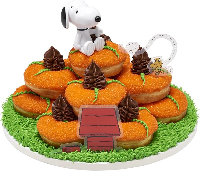 DecoSet® Peanuts® Snoopy® and Woodstock® Cake Topper, 3-Piece Cake Decoration | For Birthday, Parties, Celebration