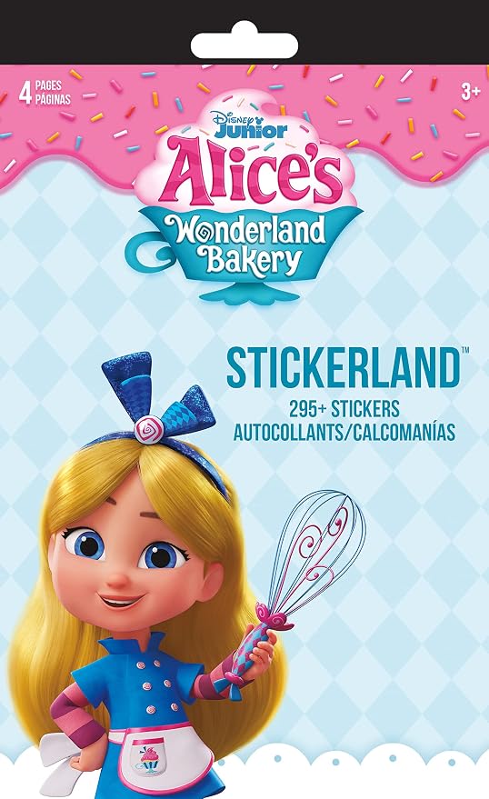 Alice's Wonderland Bakery - STICKERLAND 4 Page PAD
