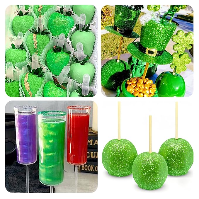 Green Edible Glitter Spray – Herbeklab 10g Food Grade Edible Shimmer Spray for Cakes, Cookies, Chocolate, Strawberries, Drinks and Cocktails– Upgraded Bottle Design