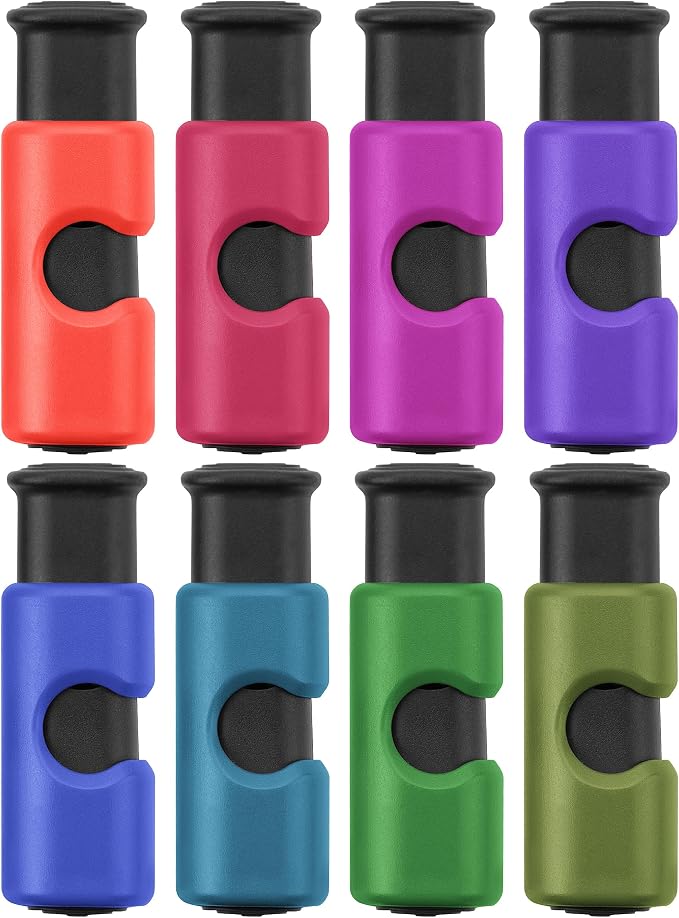 Mr. Pen- Squeeze and Lock Bread Bag Clips, 2.4 Inch, 8 Pack | Multicolor Squeeze Lock Clips, Reusable Bag Closures for Bread, Snacks, Coffee, Food Storage, Fits Thick and Thin Bags