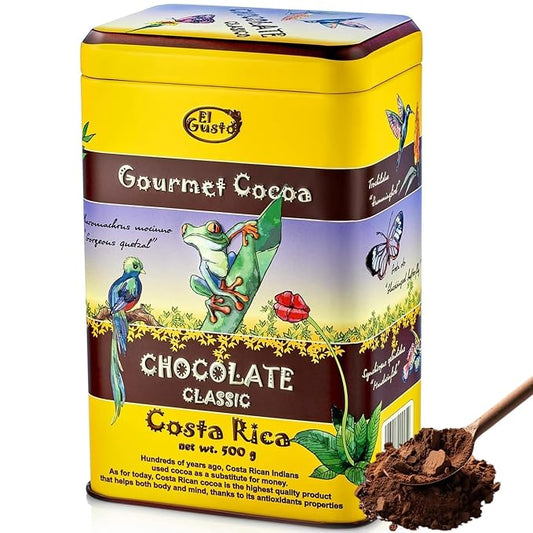Gourmet Cocoa Powder - Rich Chocolate Flavor & High Flavanol Cacao - Ideal for Baking, Cold or Hot Chocolate Drinks - Natural, Vegan, Non-GMO, Costa Rica Origin, 1lb (30% Cocoa with Cane Sugar)