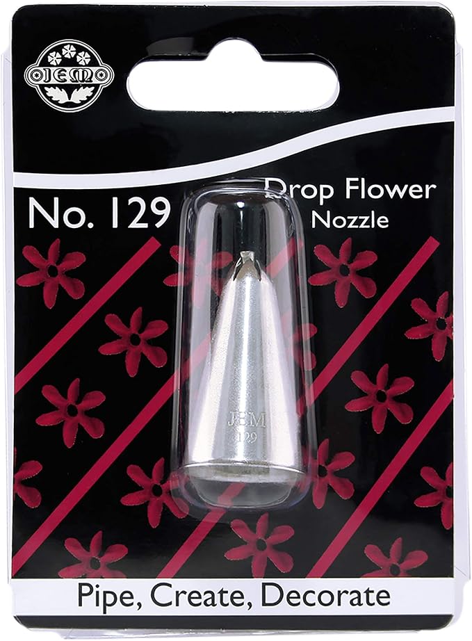 JEM Drop Flower Piping Nozzle Decorating Tip # 129