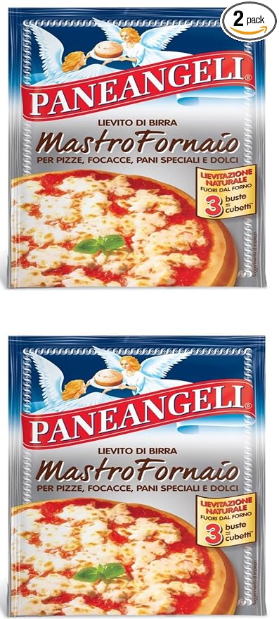 Paneangeli Lievito Per Pane Italian Brewer's Yeast 0.74 Ounce (21gr) Package, pack of 2
