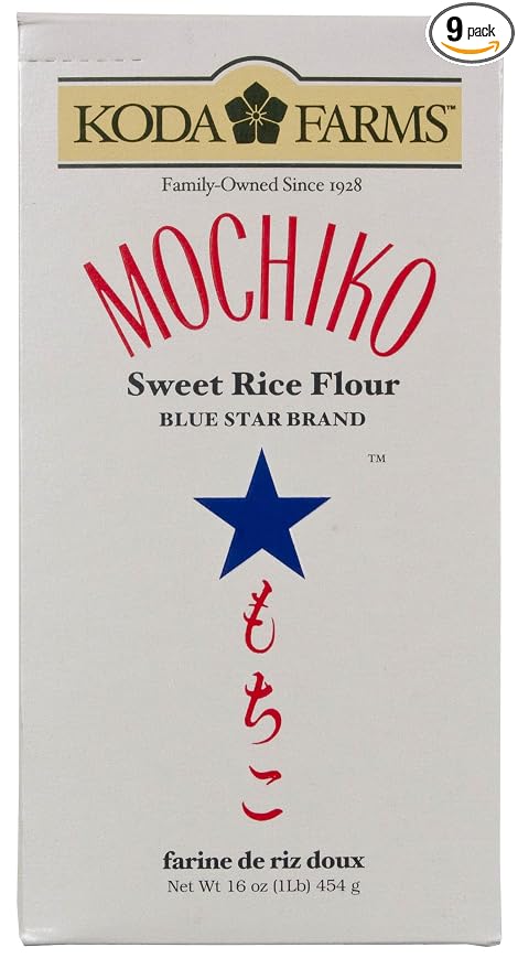 Koda Farms Mochiko Sweet Rice Flour, 16-Ounce (Pack of 9)