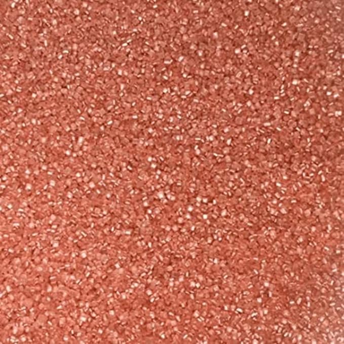 COOL MOM SPRINKLES Rose Gold Crystal Sugar Sprinkles (4 oz.) – Themed Sprinkles for Decorating Cakes, Cupcakes, Cookies & Desserts – Packaged in the USA/Gluten-Free (Crystal Sugar)