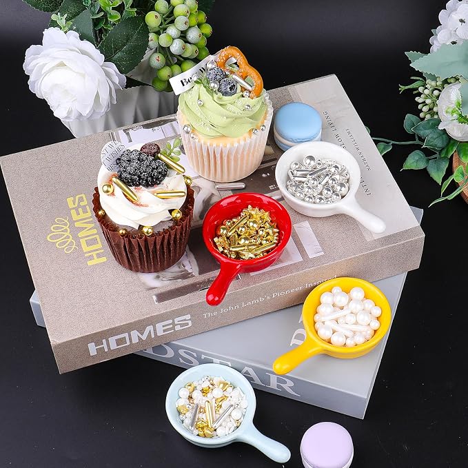 Silver Sprinkles for Cake Decorating, 4.6oz Edible Star Sprinkles with Sugar Pearls and Rods, Candy Baking Decorations, Ice Cream Toppings and Cookie Decorating, Wedding Party Valentines Supplies