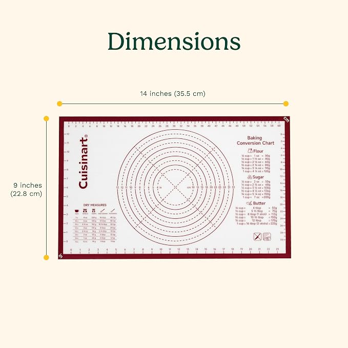 Cuisinart Silicone Dough and Pastry Prep Mat