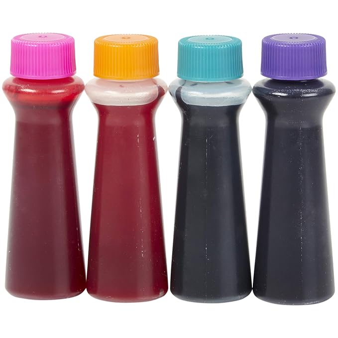 Wilton Neon Gel Food Color Set, magenta, orange, teal and purple (Pack of 3)