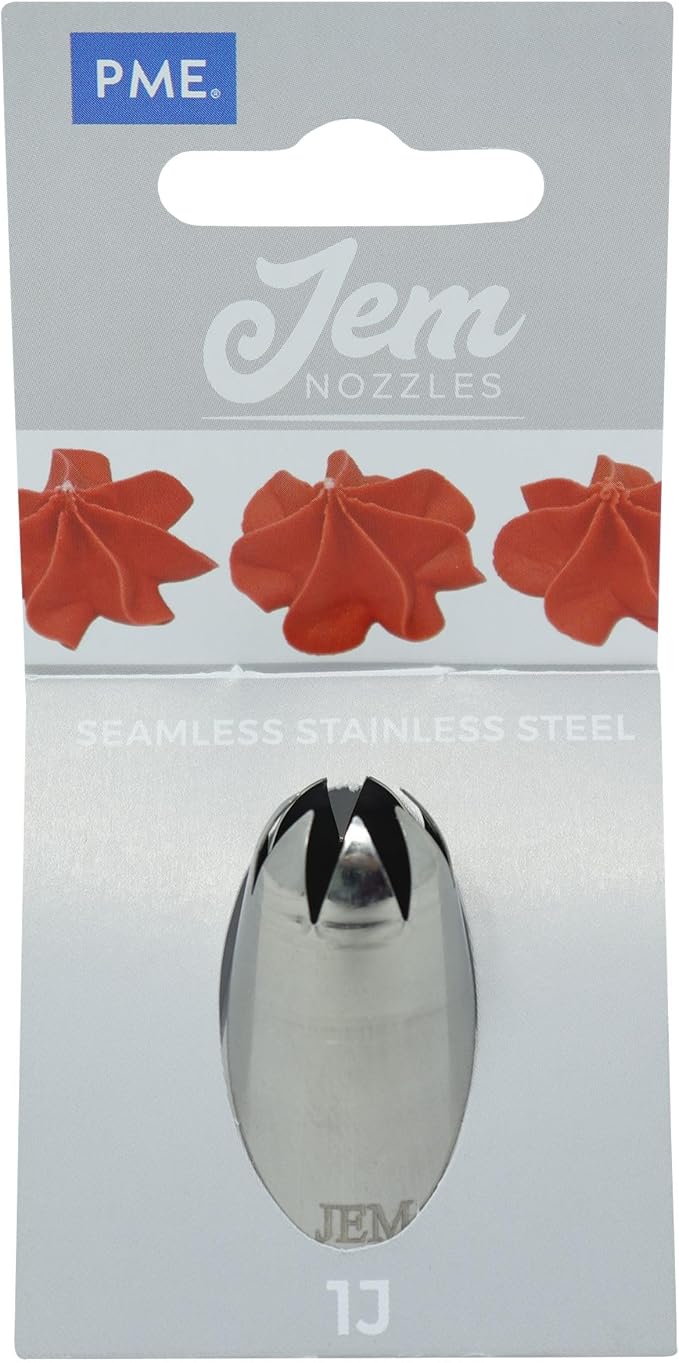JEM Small Curved Star Savoy Piping Nozzle no. 1J