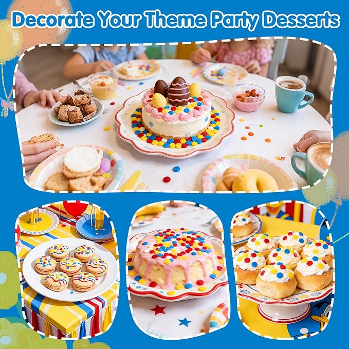 Colorful Round Confetti Sprinkles,Edible Cake Decorations for Baking,130g,Red Blue Yellow and White Sugar Sprinkle,fancy baking Cupcakes Cookie Donuts Ice Cream Toppers,Duck Themed Desserts,Birthday,Children's Party Supplies