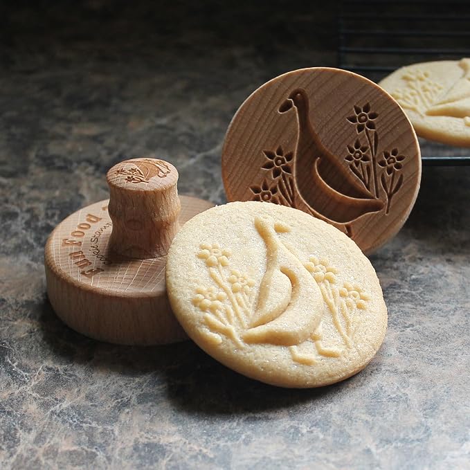 Wood Cookie Stamp, 2.5 Inch (Mother Goose CS-132)
