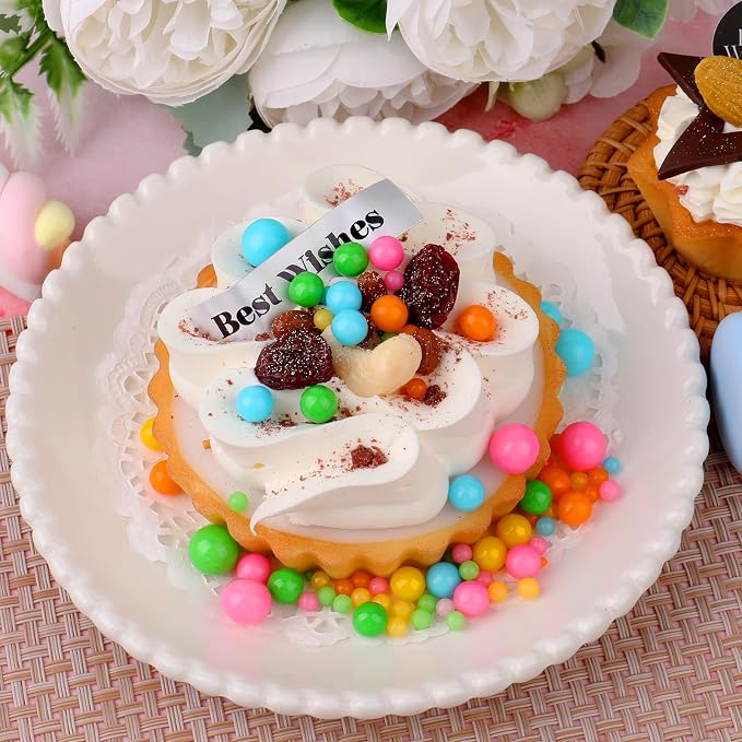 Rainbow Sprinkles for Cake Decorating, 6 Sizes Mix 4.6 oz Edible Pearl Sugar Sprinkles for Baking Cupcake Cookies
