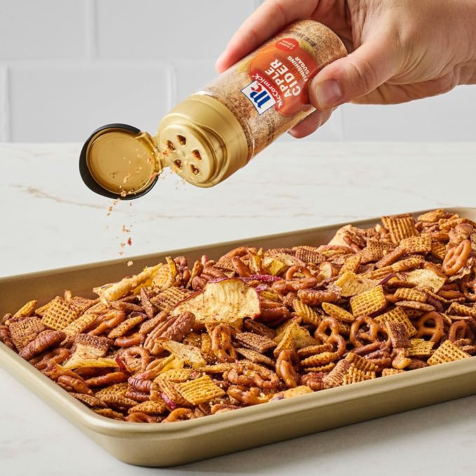 McCormick Finishing Sugar, Apple Cider, Limited Edition, Sweet Blend of Tart Apple and Warm Spices, For French Toast, Cookies, Muffins, Pancakes, Donuts, and More, 3.61 oz